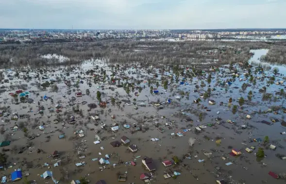 Паводка ў расійскім Арэнбургу
