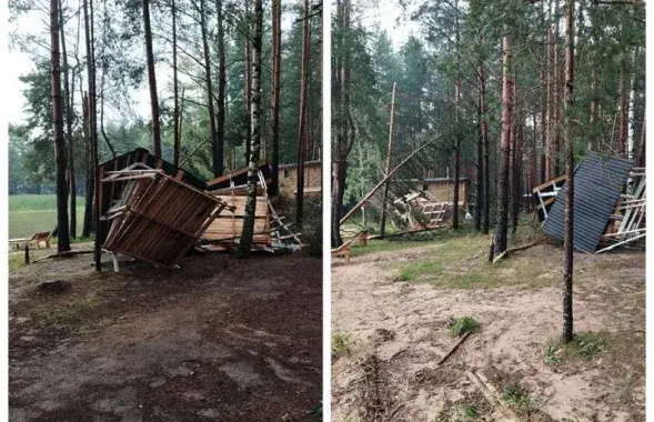 Последствия урагана
