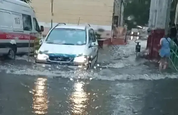 Пасля залевы ў Пінску
