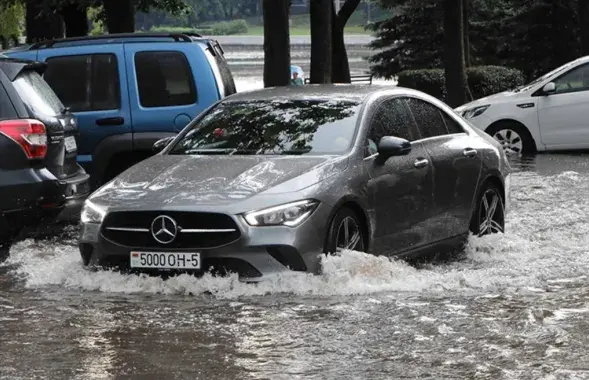 Залева ў Мінску
