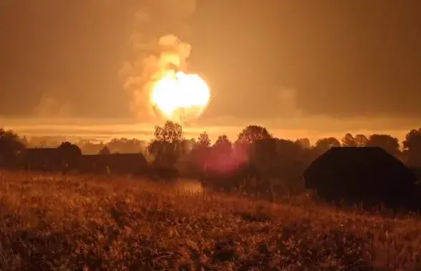 У Таропцы гарыць склад з боепрыпасамі&nbsp;&nbsp;
