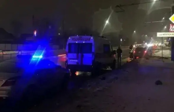 Месца смяротнай аварыі ў Магілёве
