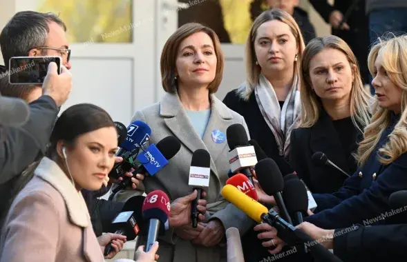 Прэзідэнтка Малдовы Мая Санду
