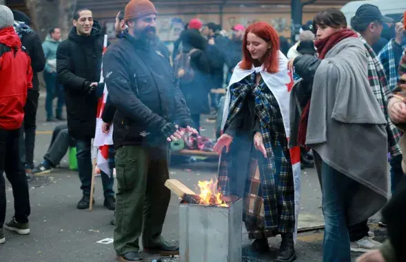 Уличные протесты в Грузии
