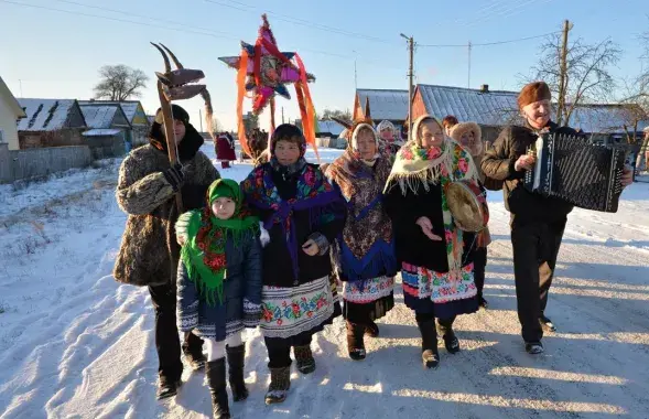 Беларускія вершы пра Каляды
