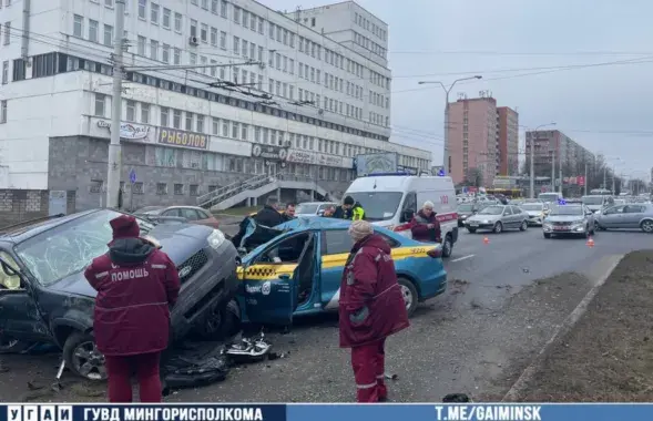 Авария в Минске
