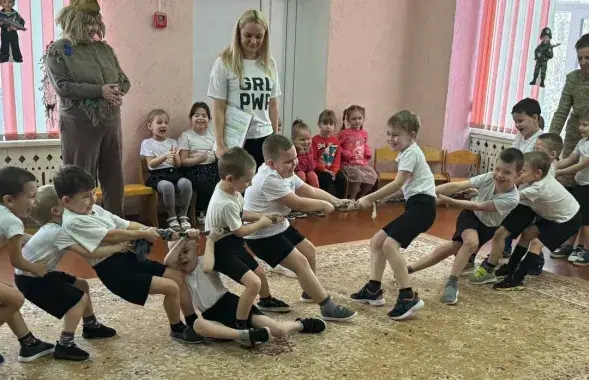 В детском саду
