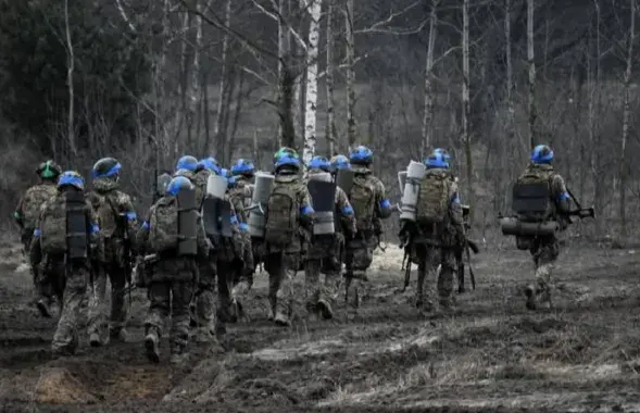 Украинские военные
