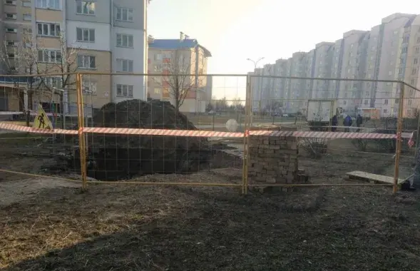 На месте аварии в Пинске
