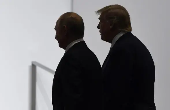 Владимир Путин и Дональд Трамп
