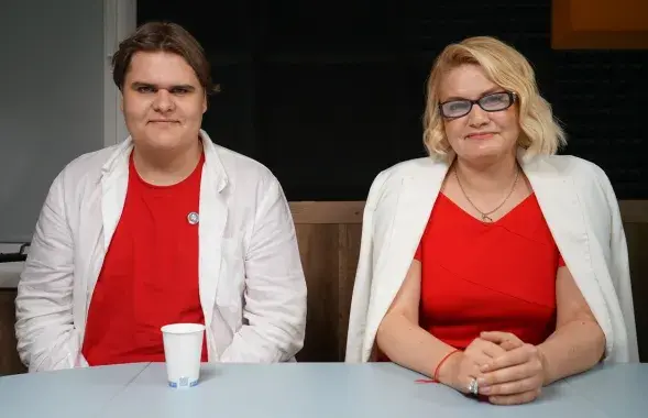 Мацвей Пархоменка і&nbsp;&nbsp;Алеся Пархоменка
