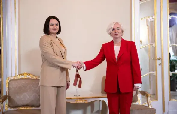 На сустрэчы ў Рызе
