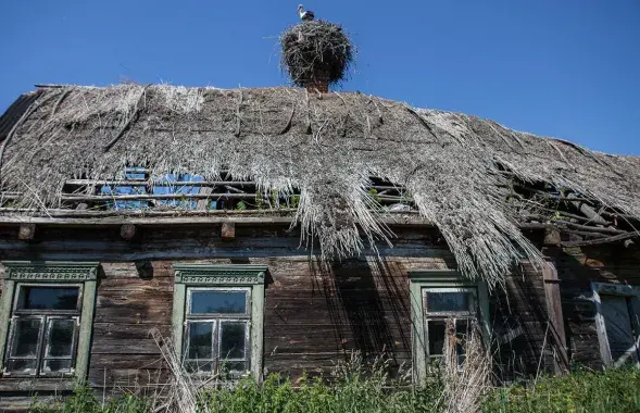 Нічыйны дом у Кудрычах, Пінскі раён
