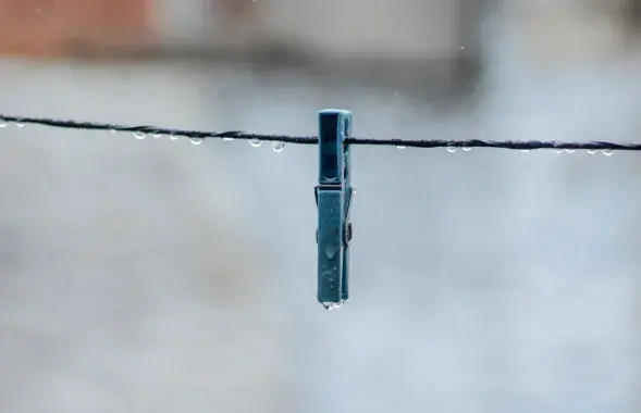 Дождж, ілюстрацыйнае фота
