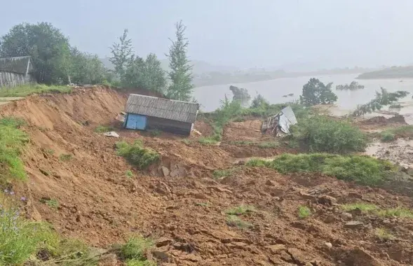 Cемь хозпостроек в Витебске ушли под воду
