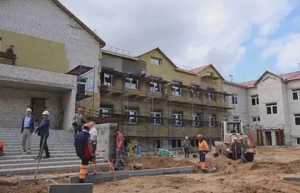 Строительство Поставской районной больницы
