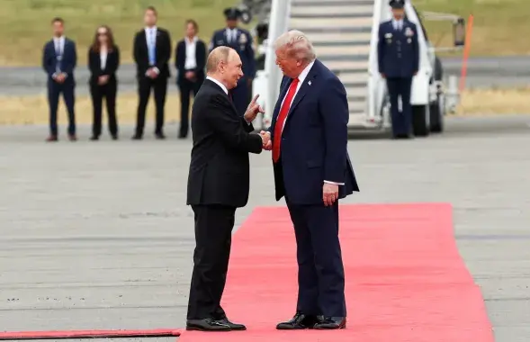 Владимир Путин и Дональд Трамп

