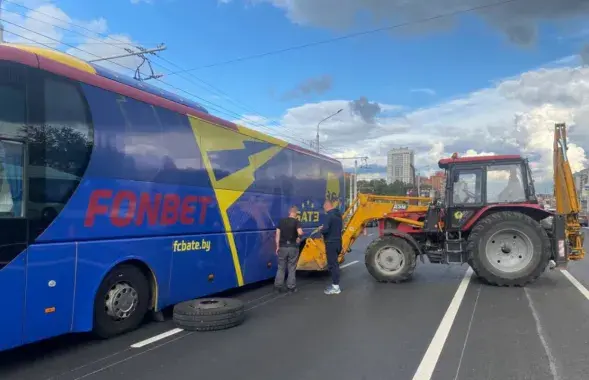 Аварыя з аўтобусам БАТЭ
