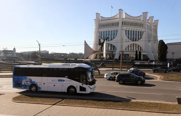 Аўтобус у Гродне
