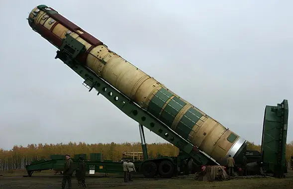Расійская ракета "Сатана"
