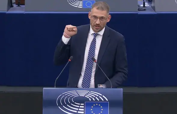 Сяргей Ціханоўскі ў Еўрапарламенце
