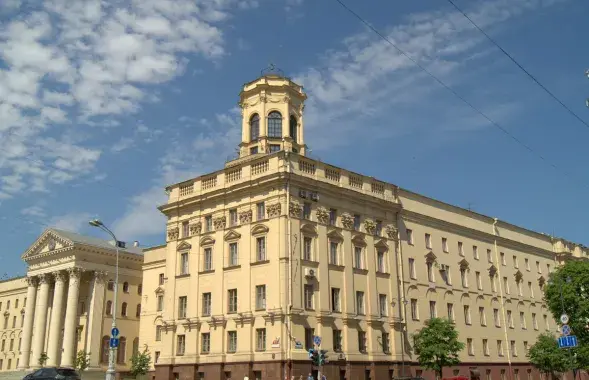 Башня на здании КГБ Беларуси
