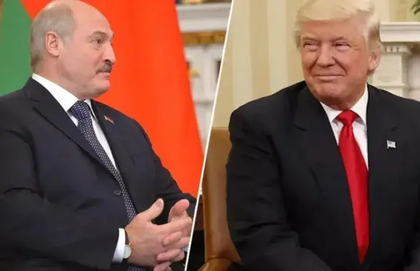 Александр Лукашенко и Дональд Трамп

