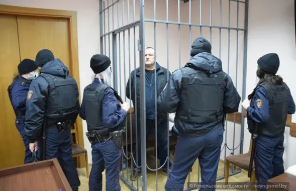 Леанід Судаленка на судзе
