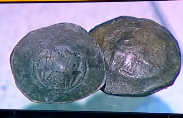 Монеты со дна Днепра
