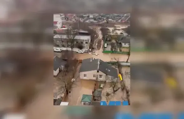 Аварыя водаправода ў Мінску
