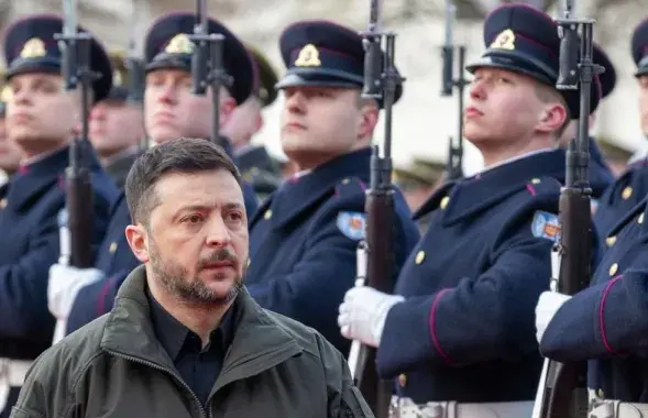 Уладзімір Зяленскі ў Вільніюсе
