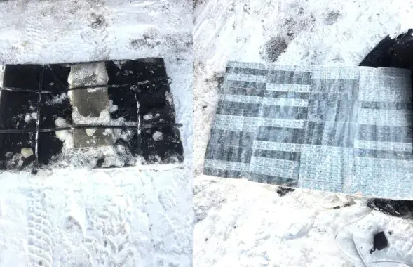 Плыт з кантрабанднымі цыгарэтамі
