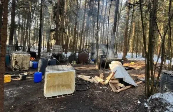 "Самогонный завод" под Щучином
