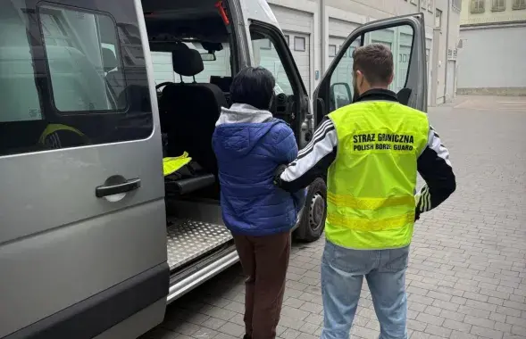 Задержание украинки в Лодзи
