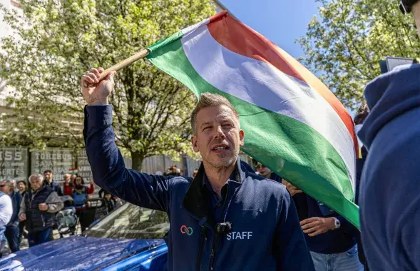 Лидер венгерской оппозиции Петер Мадьяр
