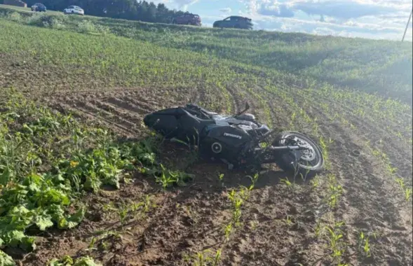 Авария с участием мотоцикла под Гродно

