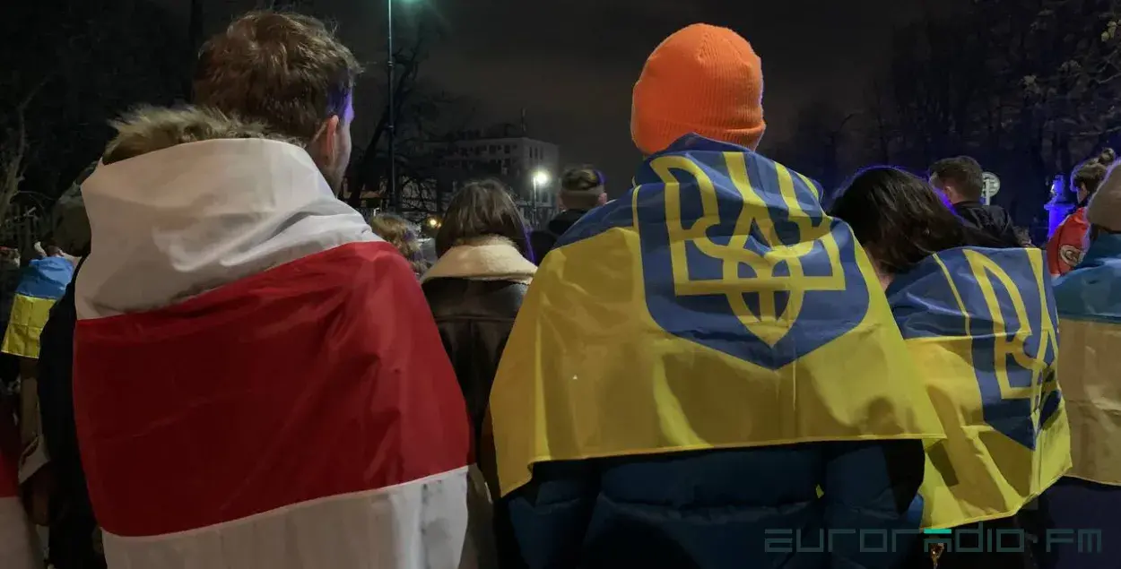 Акция в Варшаве / Еврорадио
