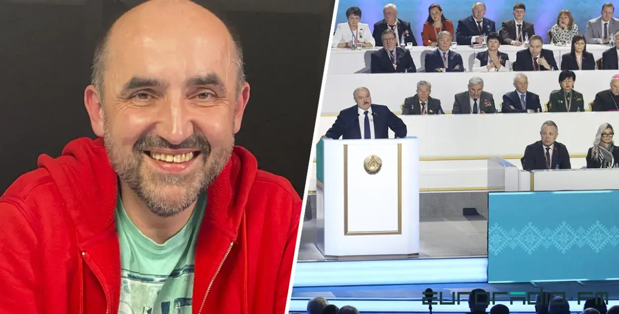 Аляксандр Кныровіч і дэлегаты УНС
