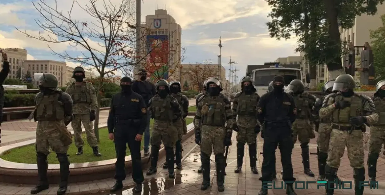 Сілавікі ў Беларусі / Еўарарадыё
