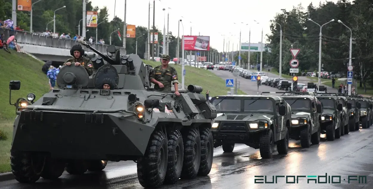 Белорусская военная техника / Еврорадио, иллюстративное фото
