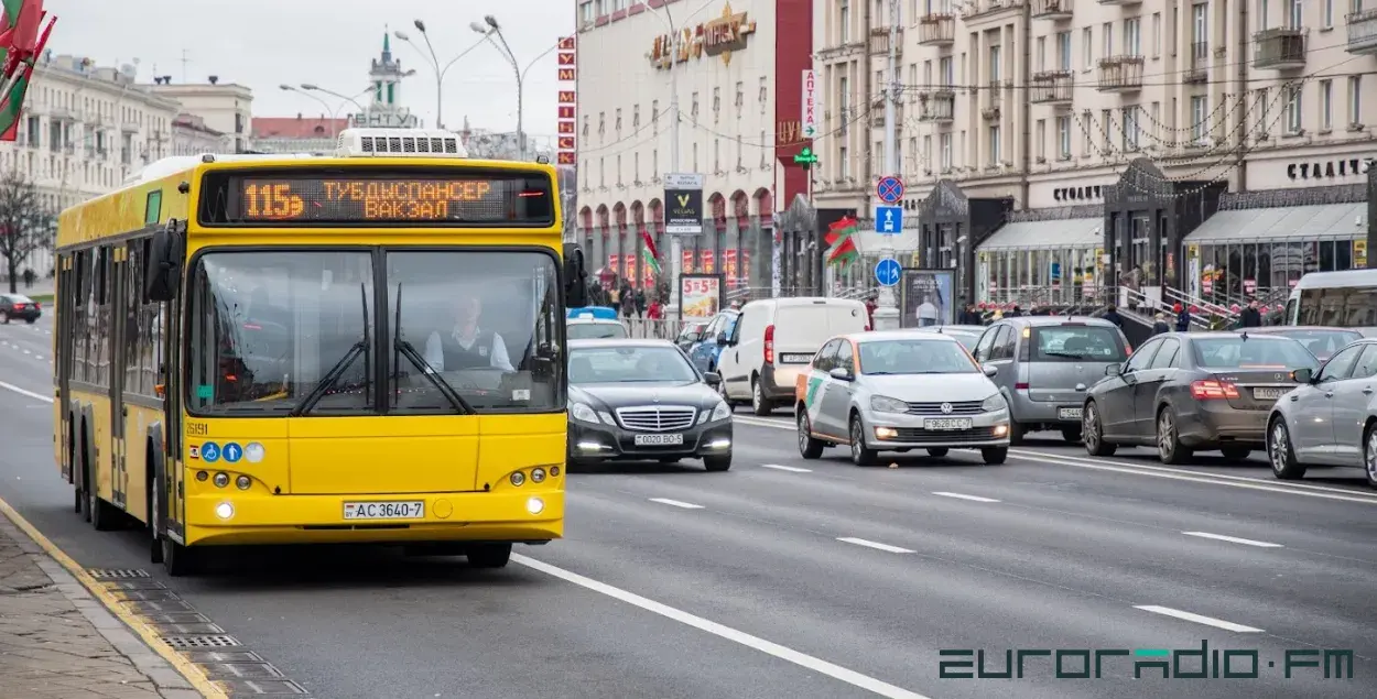 Грамадскі транспарт у Мінску / Общественный транспорт в Минске / Еўрарадыё