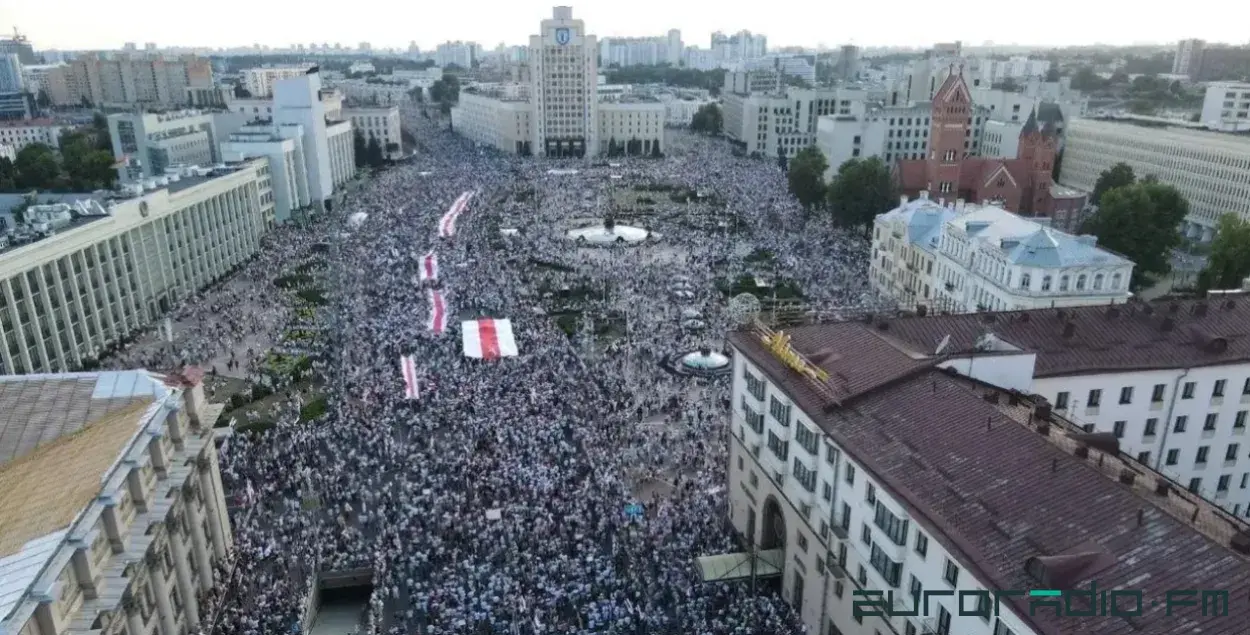 Пратэсты ў Мінску ў жніўні 2020-га