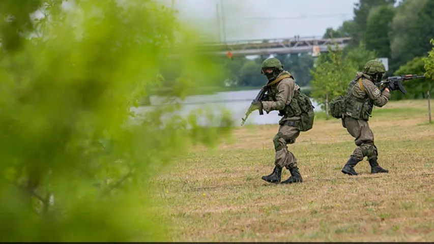 У Брэсце высадзіўся расійскі тактычны дэсант (фота)