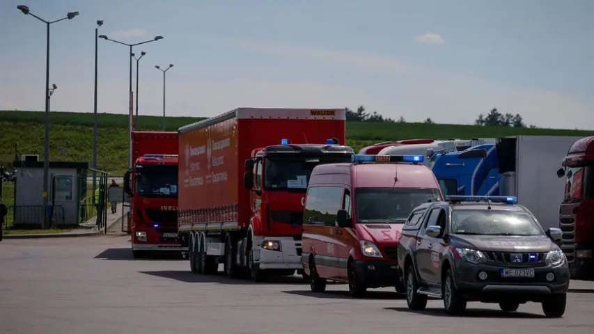 У Беларусь прыбыла гуманітарная дапамога з Польшчы для барацьбы COVID-19