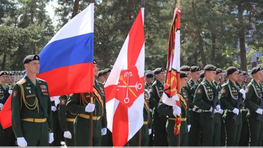 Расійскія, кітайскія і азербайджанскія вайскоўцы ў Мінску (фота)