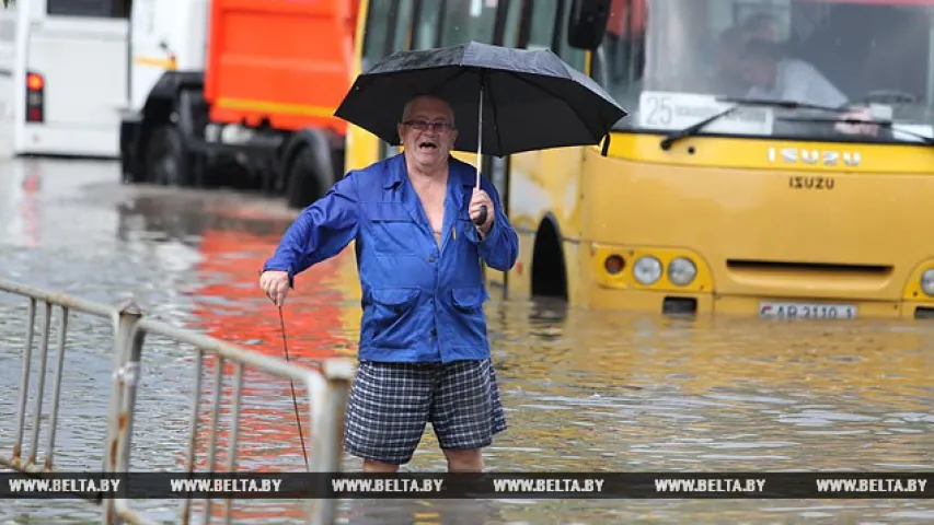 Патоп у Брэсце (фота, відэа)