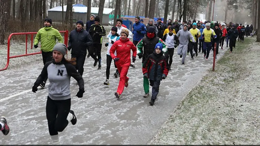 130 гродзенцаў сёння паўдзельнічалі ў забегу цвярозасці (фота)