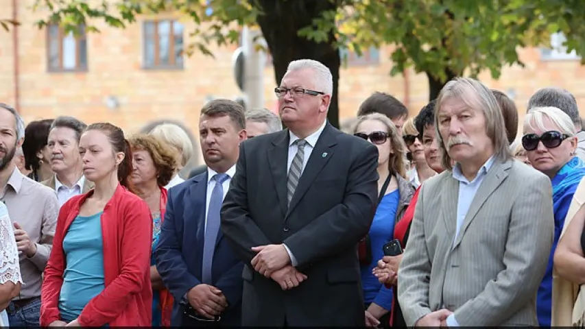 У Мінску ўрачыста адкрылі помнік Манюшку і Дуніну-Марцінкевічу (фота)