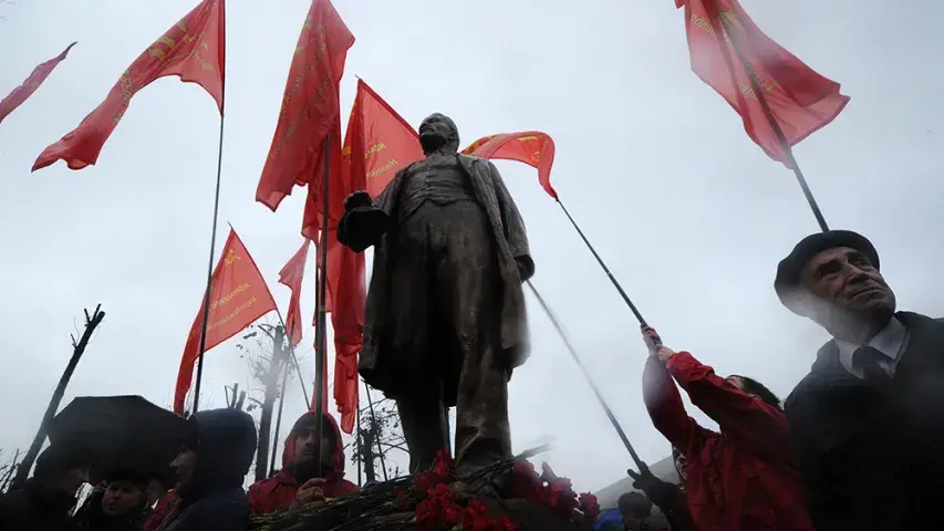 Зміцер Дашкевіч сарваў адкрыццё помніка Леніну (фота, відэа)