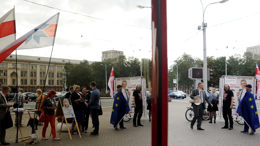 Правацэнтрысты перадалі на БТ патрабаванне стварыць грамадскі тэлеканал